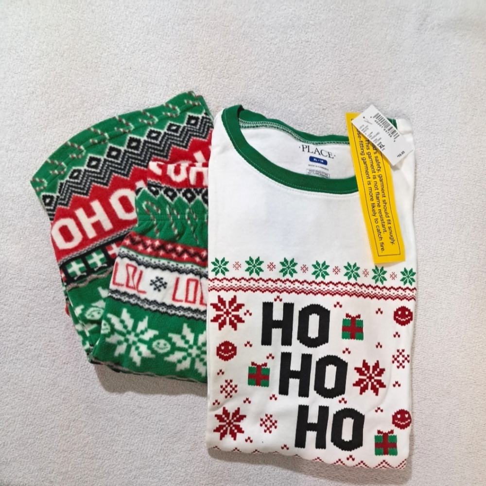 Children's Place Christmas pajama set's! NWT! Girls SZ. XL/14